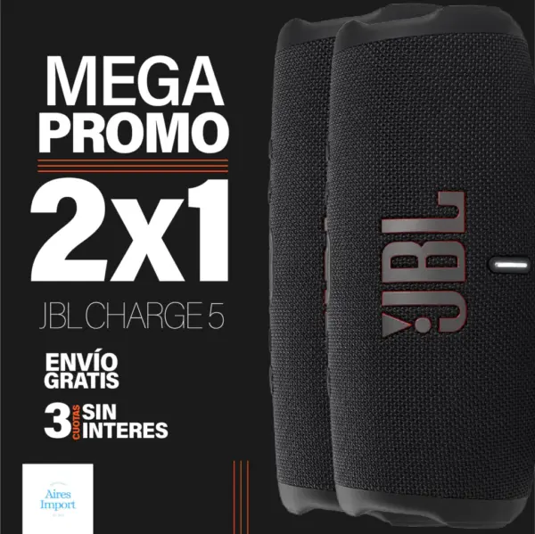 MEGA PROMO 2x1 EN JBL CHARGE 5